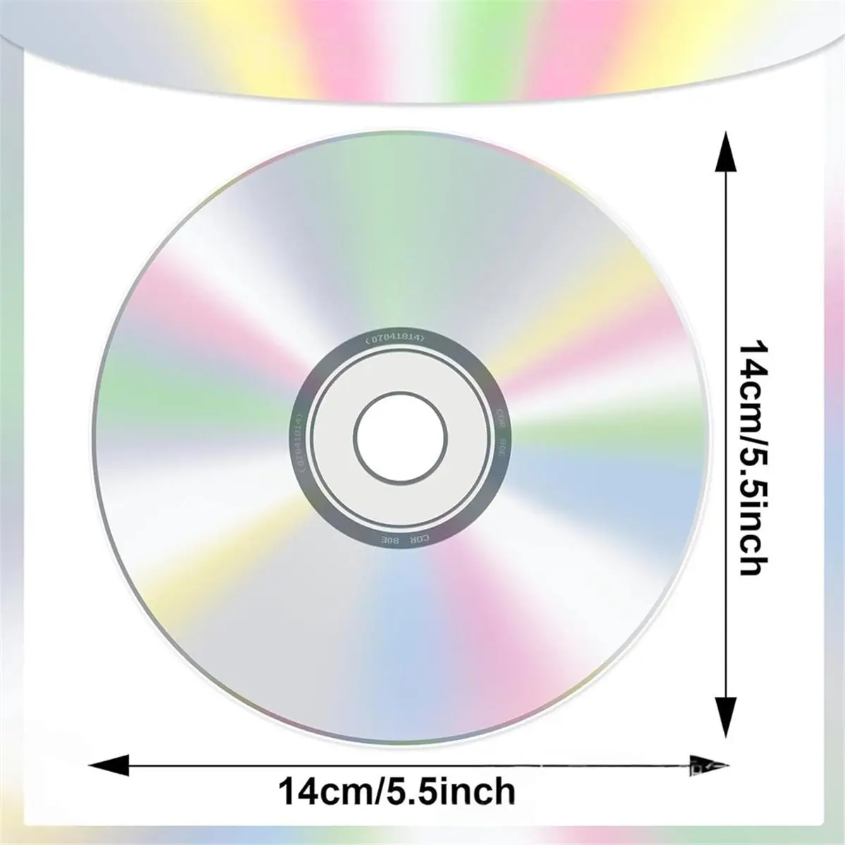 8items CD Paper Banners Retro 90s Theme Disco CD Hanging Garlands 90'S Birthday Party Music Party Wall Decoration