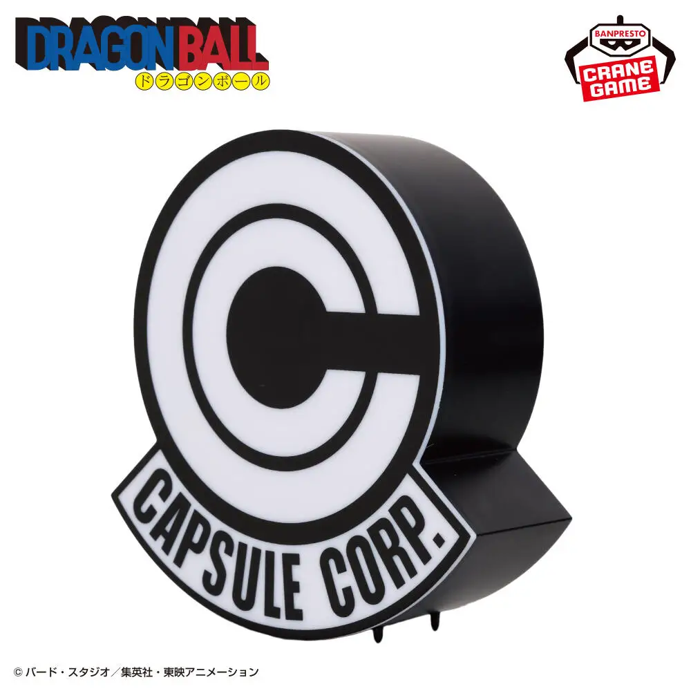 In Stock Genuine BANPRESTO Dragon Ball Logo Room Light Capsule Corporation Red Ribbon Army Figure Anime Model Toy