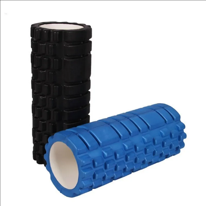 Rouleau de Massage d'axe en mousse de colonne de Yoga de 26cm, Massage musculaire du dos, grille d'entraînement du dos