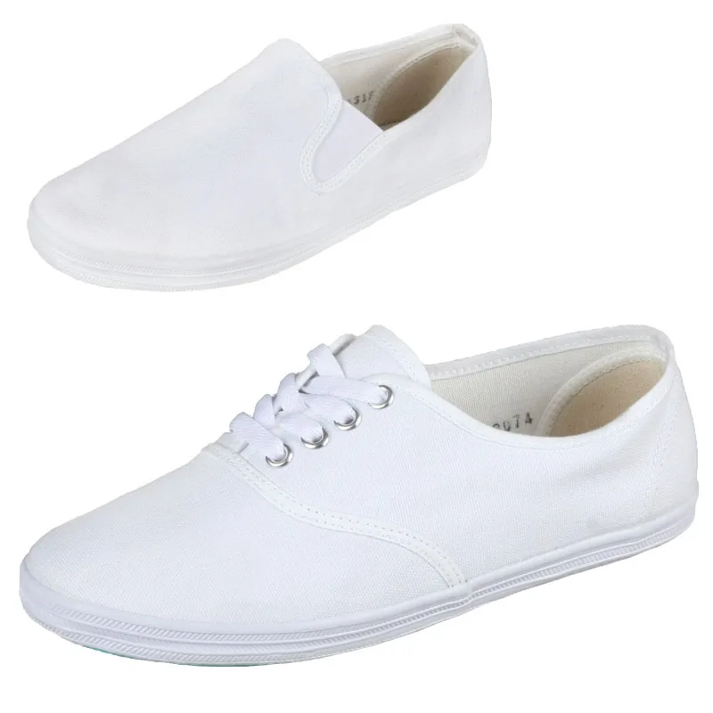 Universal Men Women Spring Autumn Winter Slip-On Drawing Shoe Casual Low Top Canvas Shoes with Laces Breathable Flat Heel