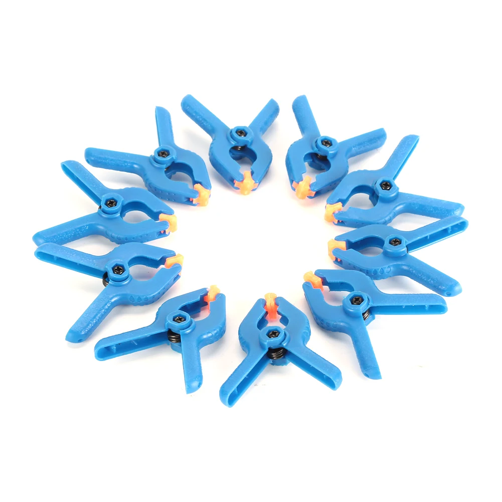 1 conjunto de braçadeiras ajustáveis para carpintaria, 2 polegadas, plástico, nylon, ferramentas para trabalhar madeira, clipe de mola, braçadeiras de carpintaria, outillage menuiserie