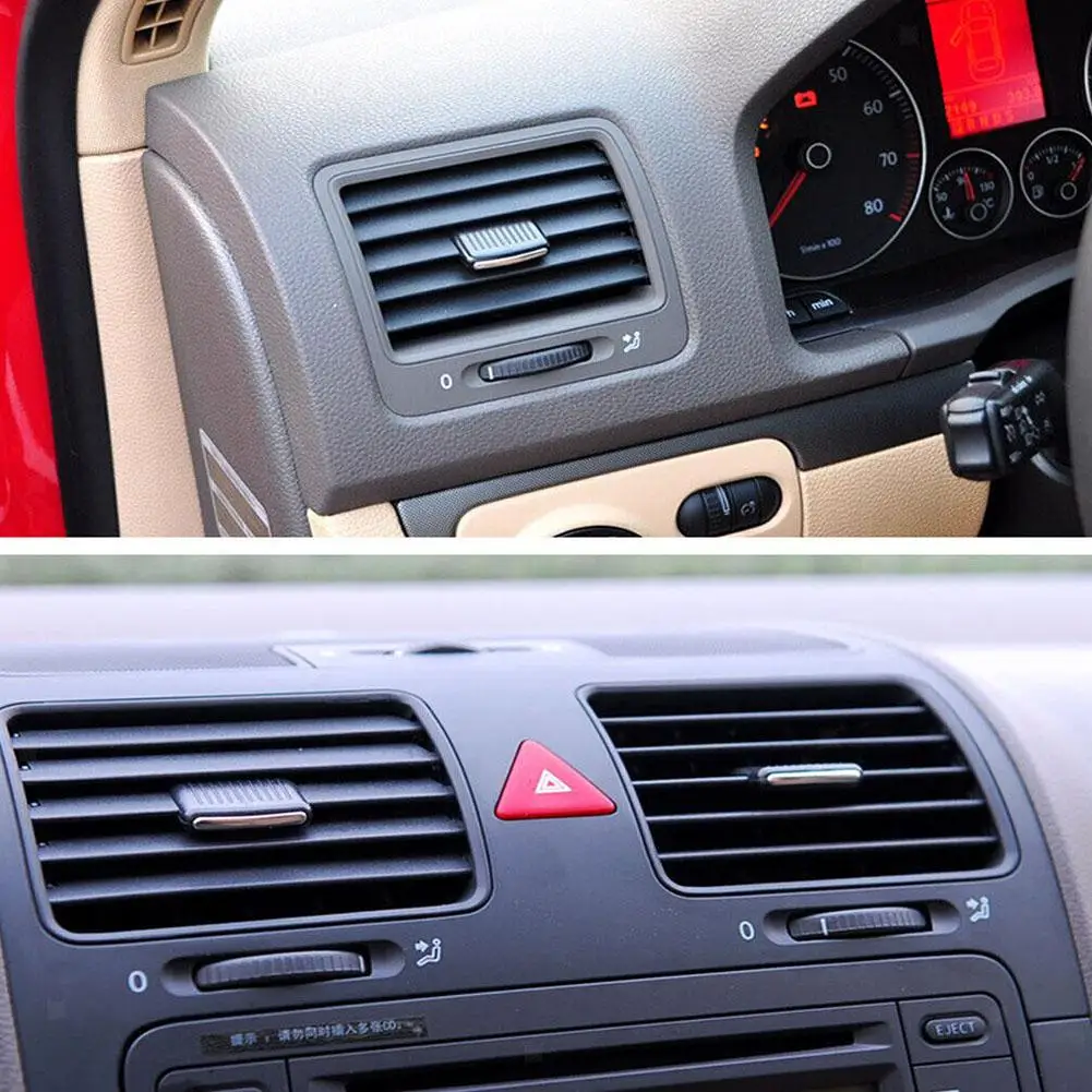 New 1pc Car Front Dash A/C Air Conditioning Vent Outlet Adjust Clip for VW Jetta A5 MK5 5 R32 Rabbit 2006-2010