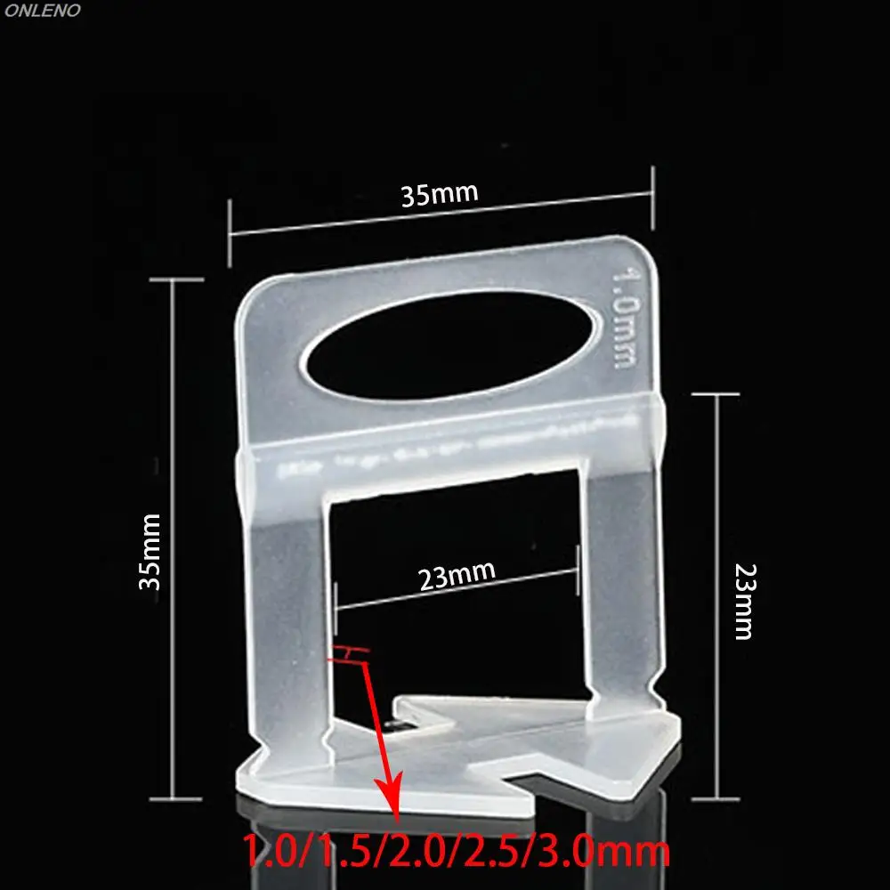 Imagem -05 - Tile Niveling System Clips pe Tile Leveler Espaçadores Uso para Sistema de Nivelamento Ferramenta de Construção mm 1.5 mm mm 2.5 mm 2.5 mm 3.0 mm 100 Pcs