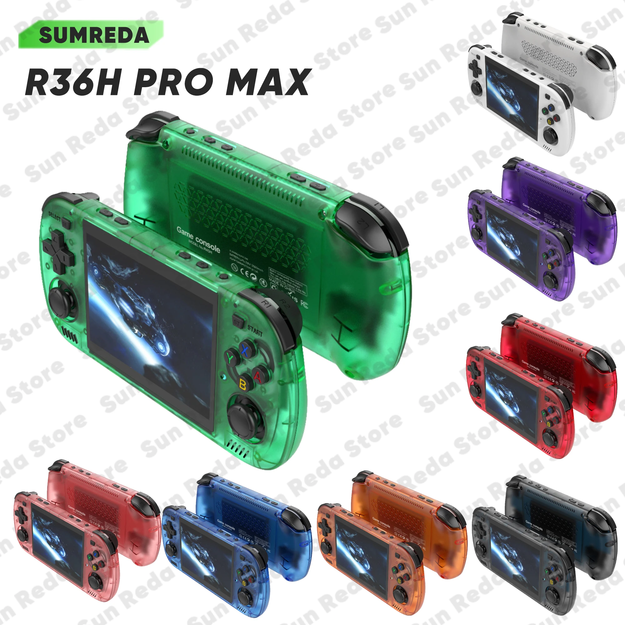 

SUMREDA R36H Pro Max Ретро портативная игровая консоль система Linux 4,2-дюймовая IPS WIFI консоль портативный карманный игровой плеер