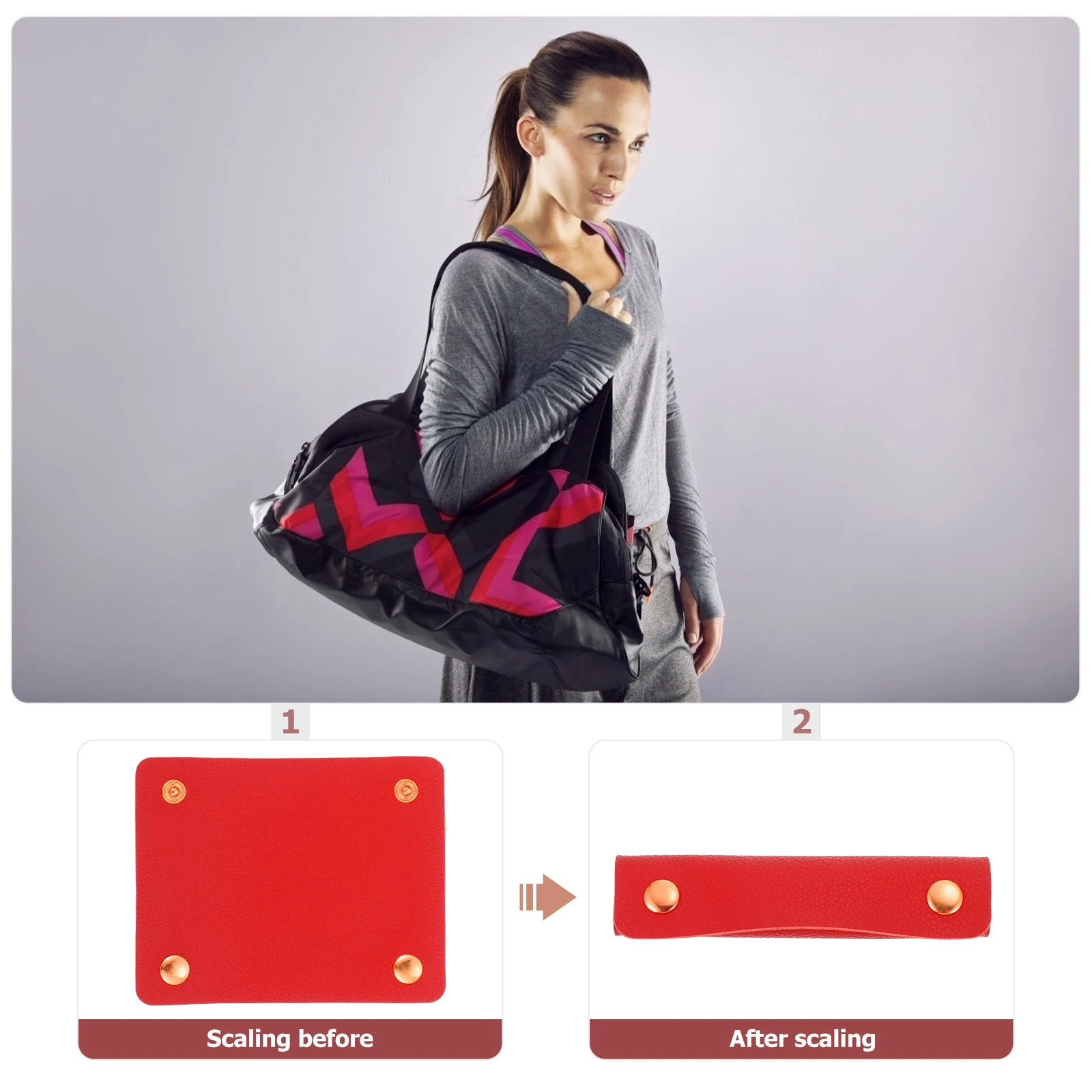 

2pcs Pu Bag Handle Protectors For Shopping Handbag Grips Anti-Slip Durable Handle Covers Lightweight Ergonomic Design