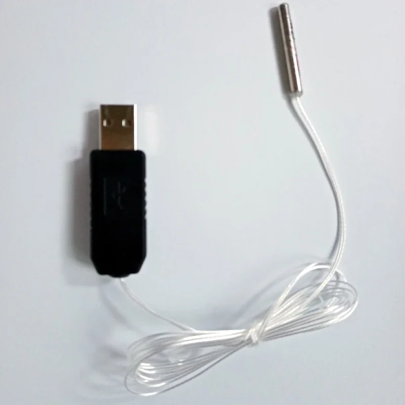 USB wasserdichter Temperatursensor Collector Curve Display PT100/PT1000 thermische Widerstandssonde