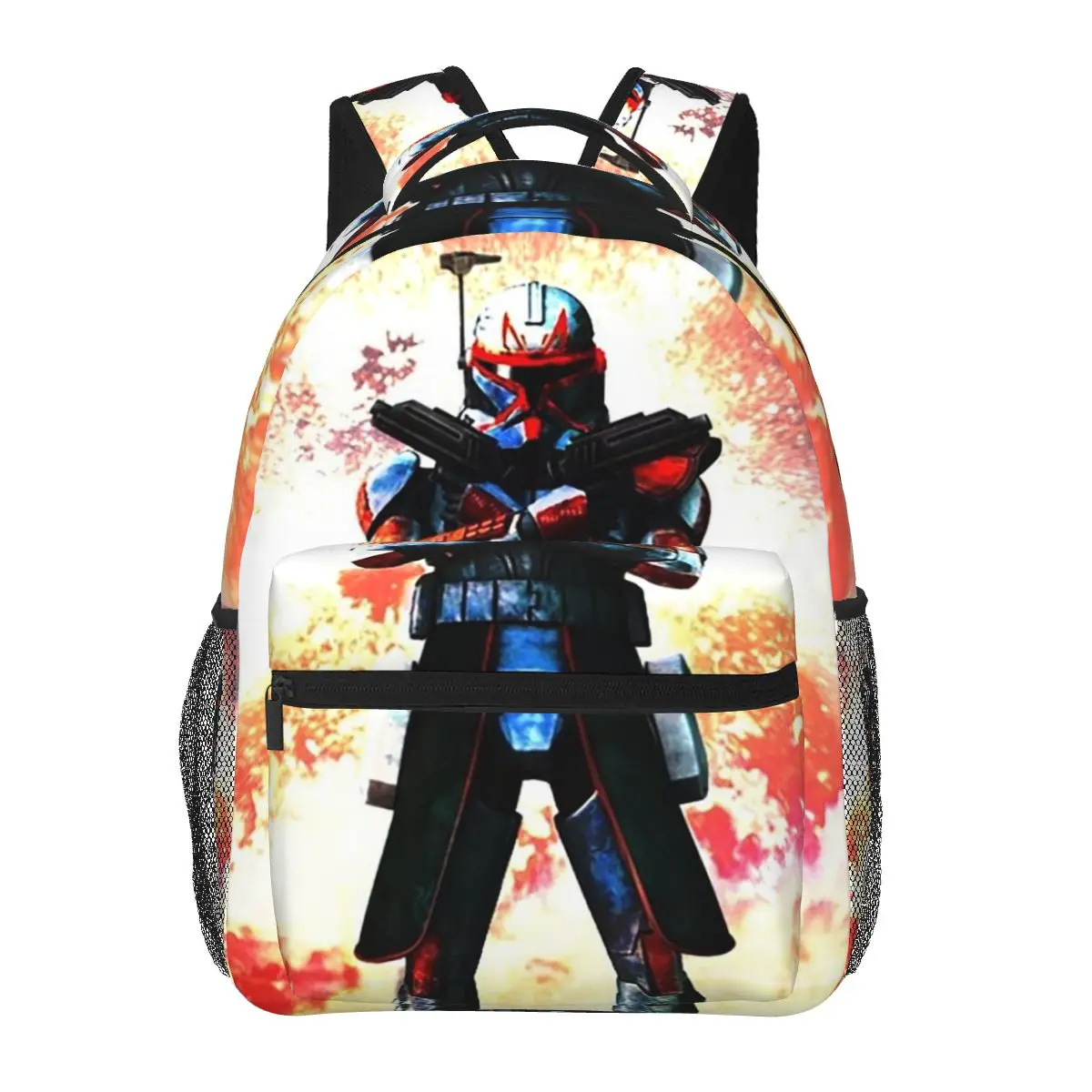 

Rad Red Rex Backpacks Boys Girls Bookbag Students School Bags Cartoon Kids Rucksack Shoulder Bag Large Capacity