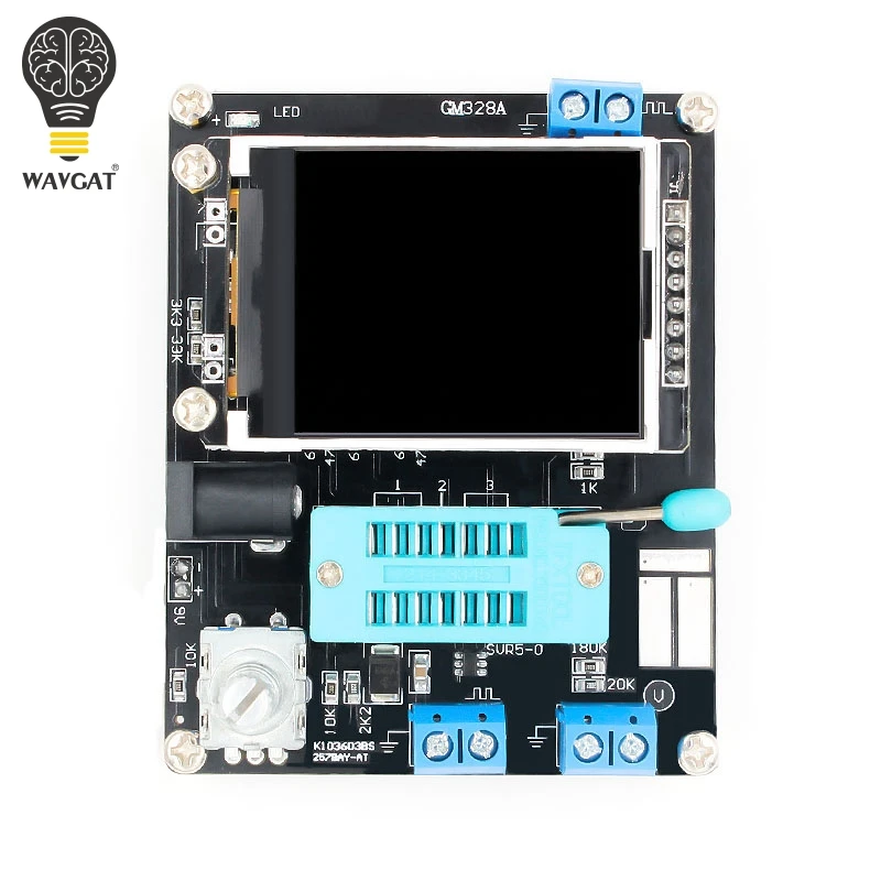 AEAK LCD GM328A Transistor Tester Diode Capacitance ESR Voltage Frequency Meter PWM Square Wave Signal Generator SMT Soldering