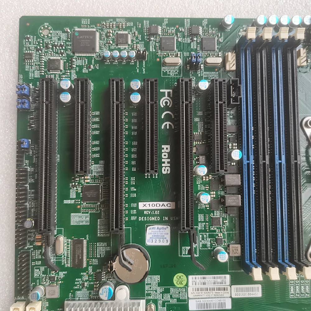 X10DAC Per Supermicro Workstation E-ATX Scheda Madre LGA 2011 C612 Xeon E5-2600 v3/v4 Famiglia di Alta Qualità Completamente Testato Nave Veloce