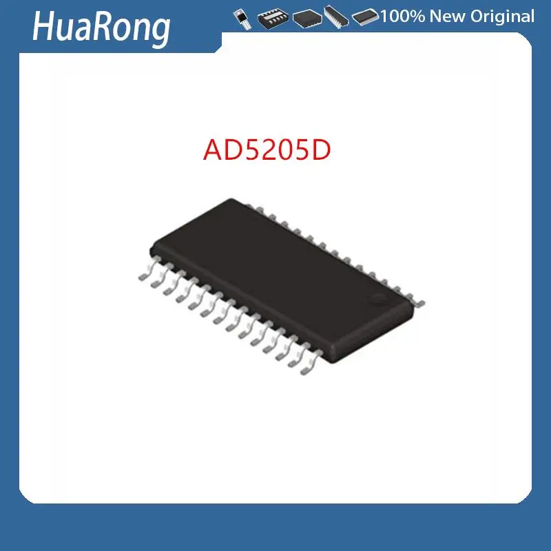 New 2PCS AD5205D AD5205 HTSSOP28