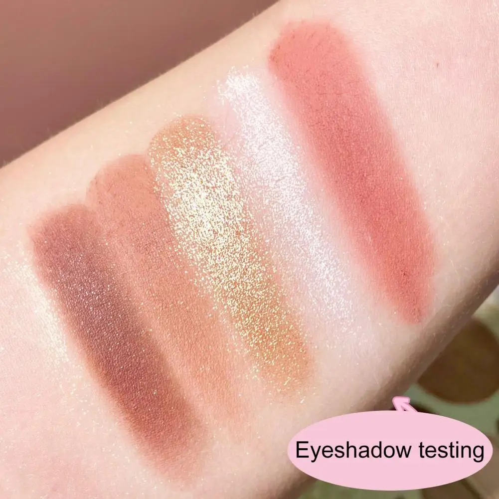 Eyeshadow Palette Radiant Makeup Palette Relief Angel Eye Shadow Blush Smooth Texture Blend for On-the-go Glam Embossed Makeup