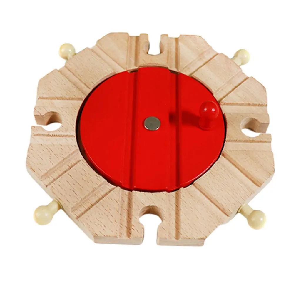 Wooden Trains Railway Set Compatible Accessories - Turntable