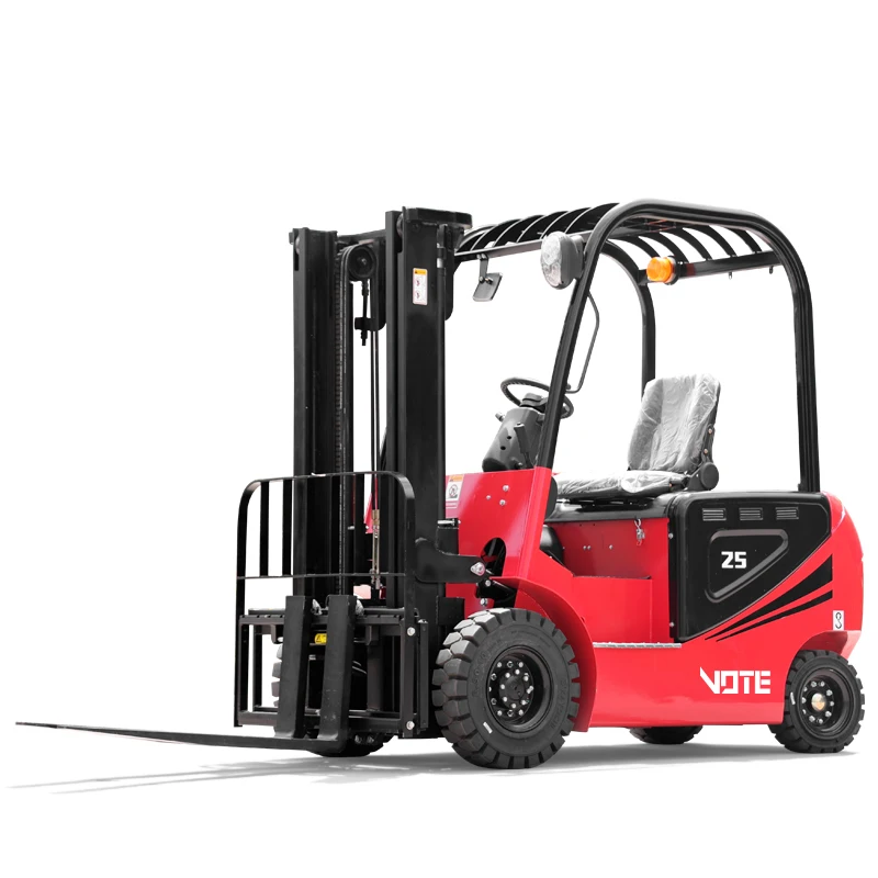 VOTE Carrello elevatore elettrico ad alta efficienza Capacità 3 tonnellate Carrello elevatore bilanciato da 3,5 tonnellate Carrello elevatore elettrico a 4 ruote in vendita personalizzato