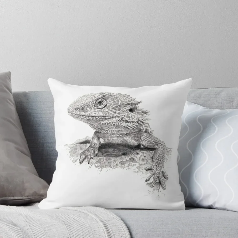 Elliott the Bearded Dragon Throw Pillow Christmas Covers For Cushions Sofa Pillow Cover Pillow