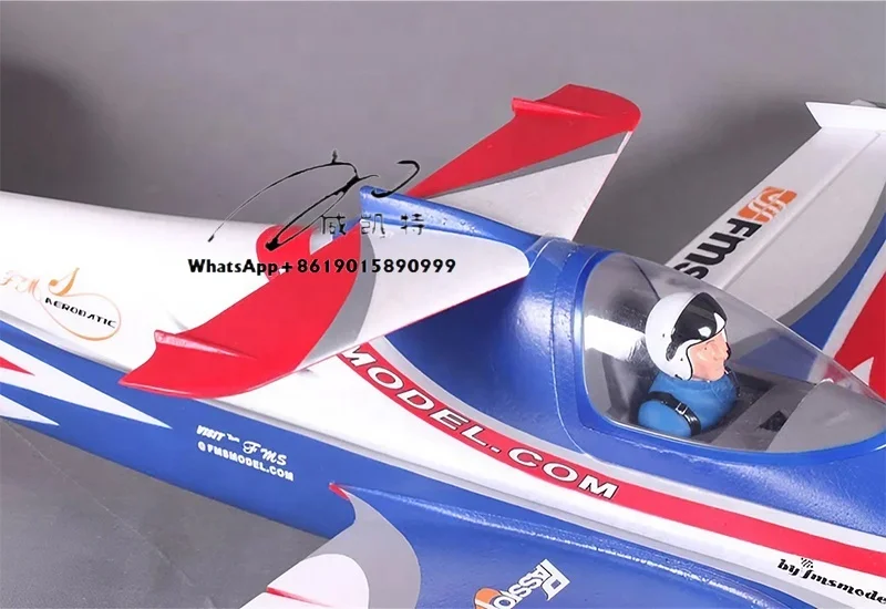 FMS Olympus F3A 1400mm Pronto para competição Aeronave acrobática RC Plane PNP com 55x espuma EPO