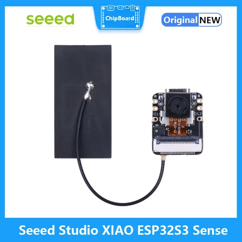 Seeed XIAO ESP32S3 Sense - 2.4GHz Wi-Fi, BLE 5.0, OV2640 Camera Sensor, Digital Microphone, Battery Charge Supported IoT,