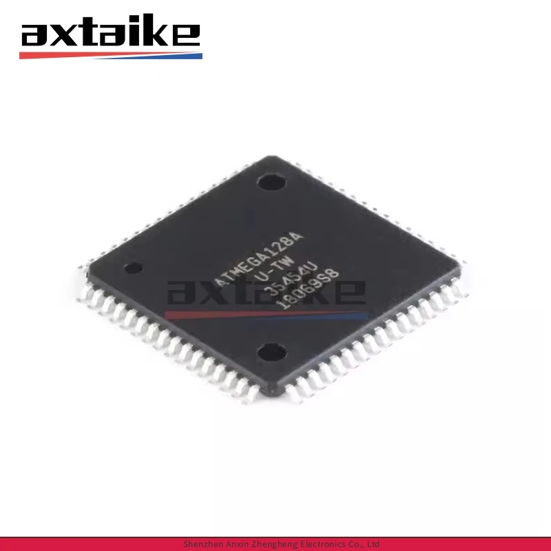 Microcontrolador ATMEGA128A-AU TQFP-64 ATMEGA128A ATMEGA128-16AU U-TW U-TH, Chip IC SMD con Memoria Flash Programable de 128KB