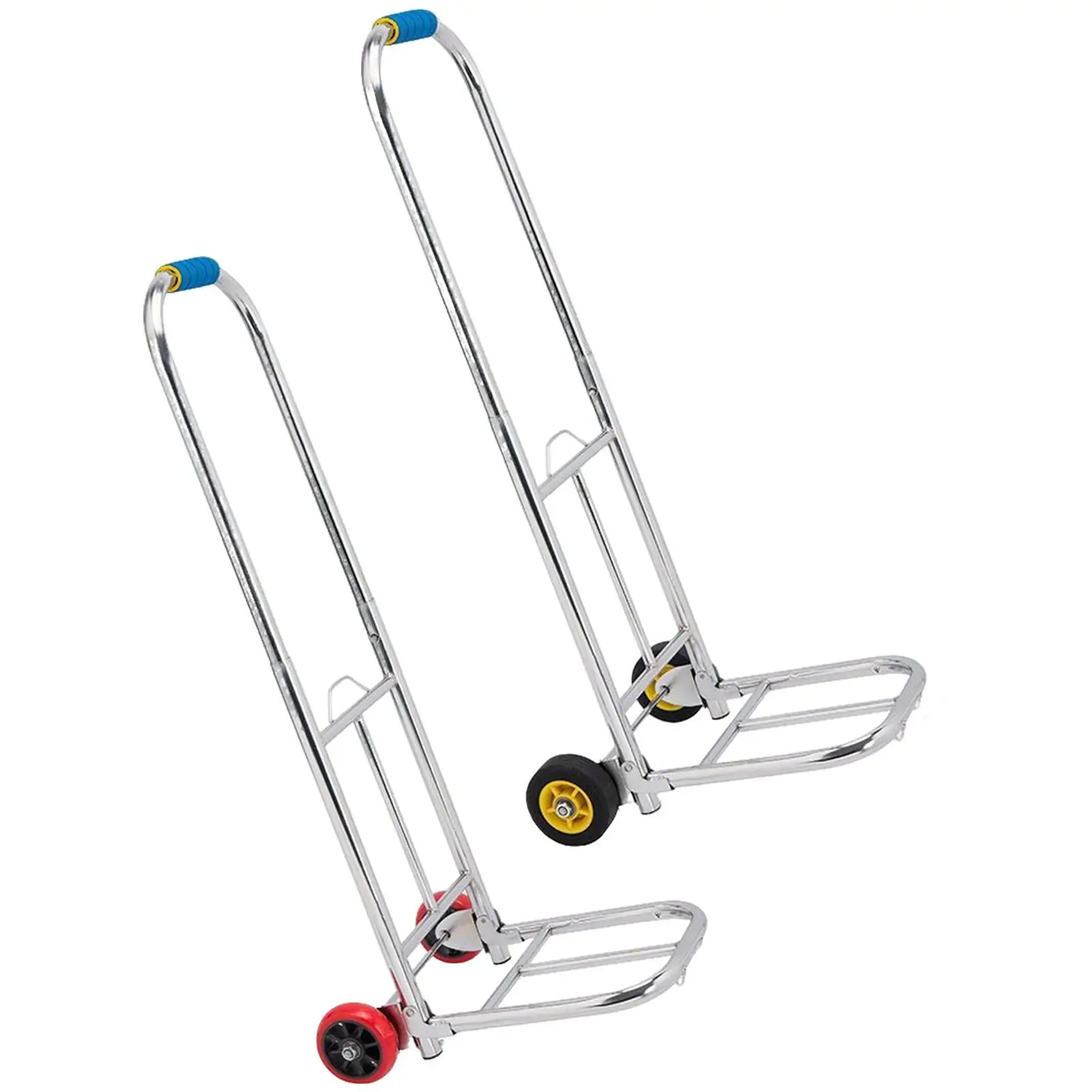 

Складная ручная тележка Регулируемая многофункциональная практичная сильная грузоподъемность с колесами для использования в помещении, на открытом воздухе, путешествий, пикников