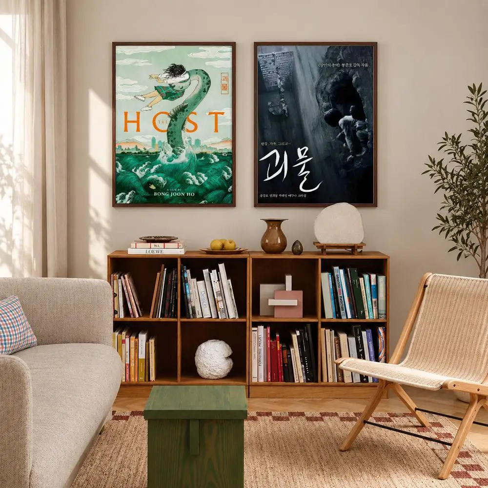 Korean Thriller Movie The Host Poster Self-adhesive Waterproof Paper Sticker Art Coffee House Bar Room Wall Decor