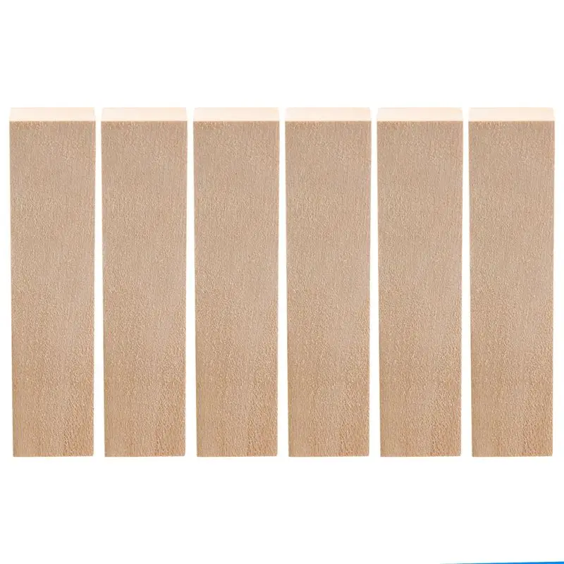 

A24F-6Pcs Basswood Carving Blocks For Wood Beginners Carving Hobby Kit DIY Carving Wood