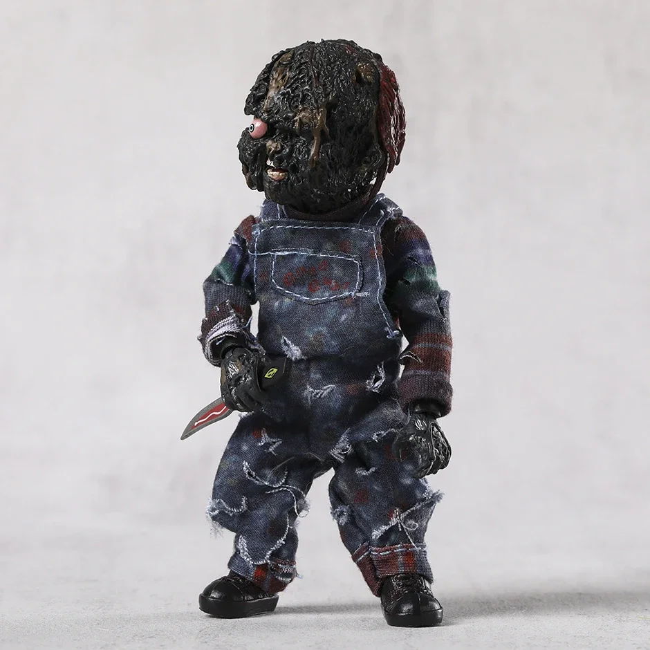 NECA Child's Play Charred Chucky Scream Factory Limited Edition Model Figurki Brinquedos Figurka akcji