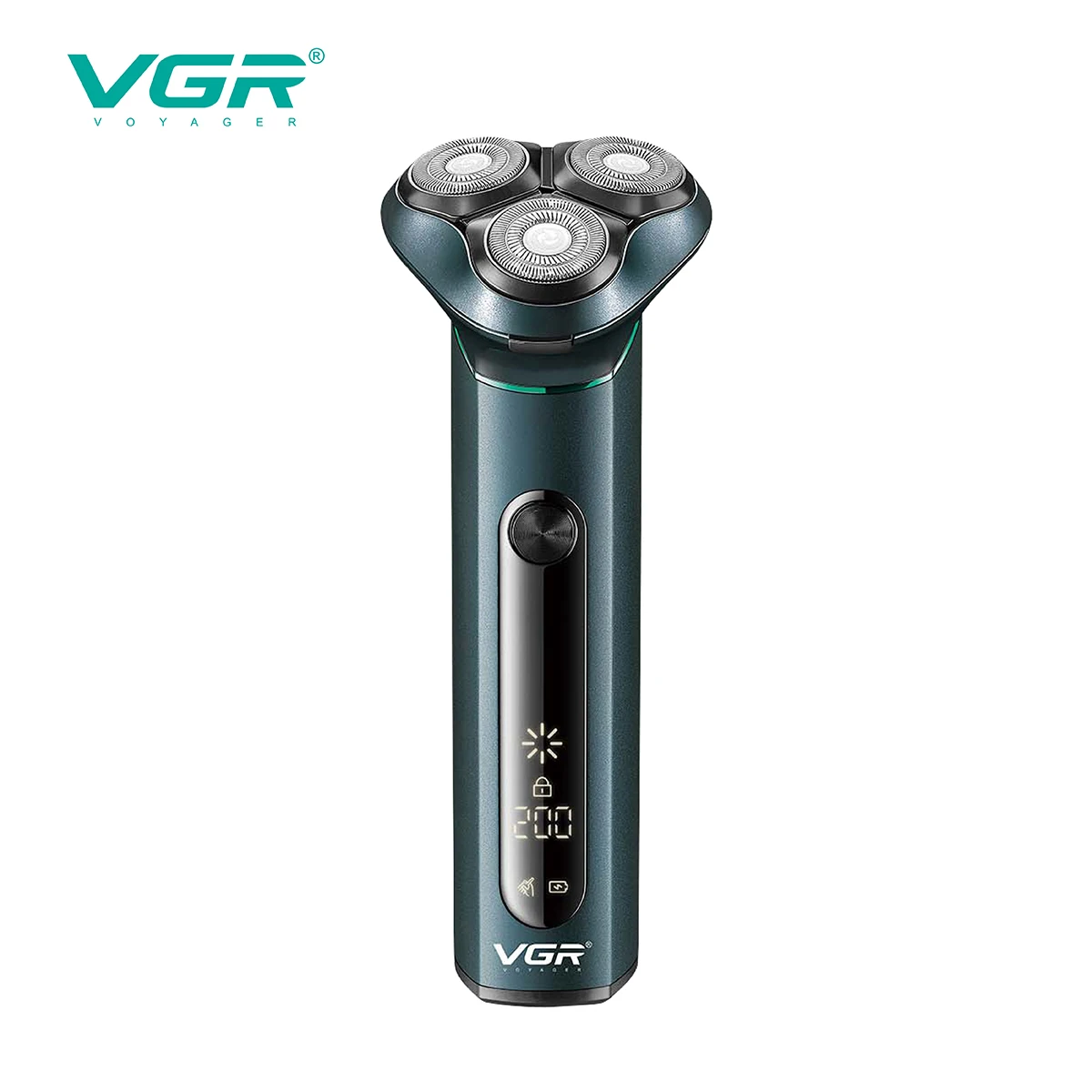 

VGR Shaver Professional Electric Razor Waterproof Shaving Machine Floating Beard Trimmer Rechargeable Metal Shaver for Men V-310