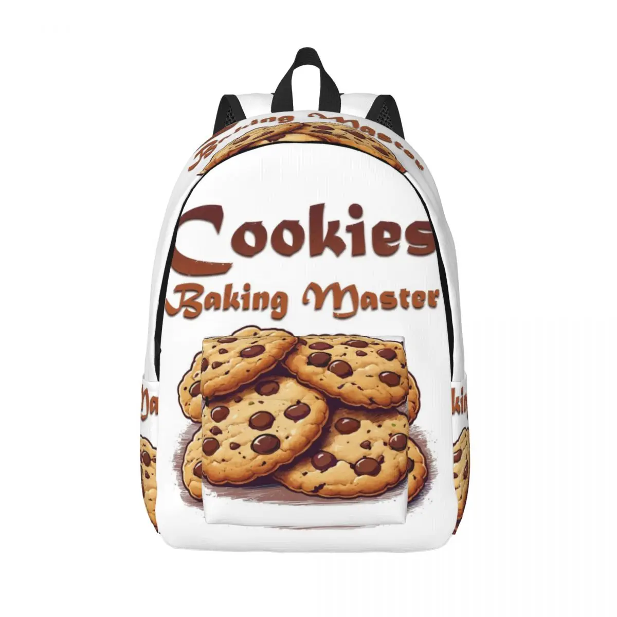 

Cookies Baking Master Cookie Lover Baker Art Backpack Student Boys Girls BookBag School Bag Laptop Shoulder Bags for Men Women
