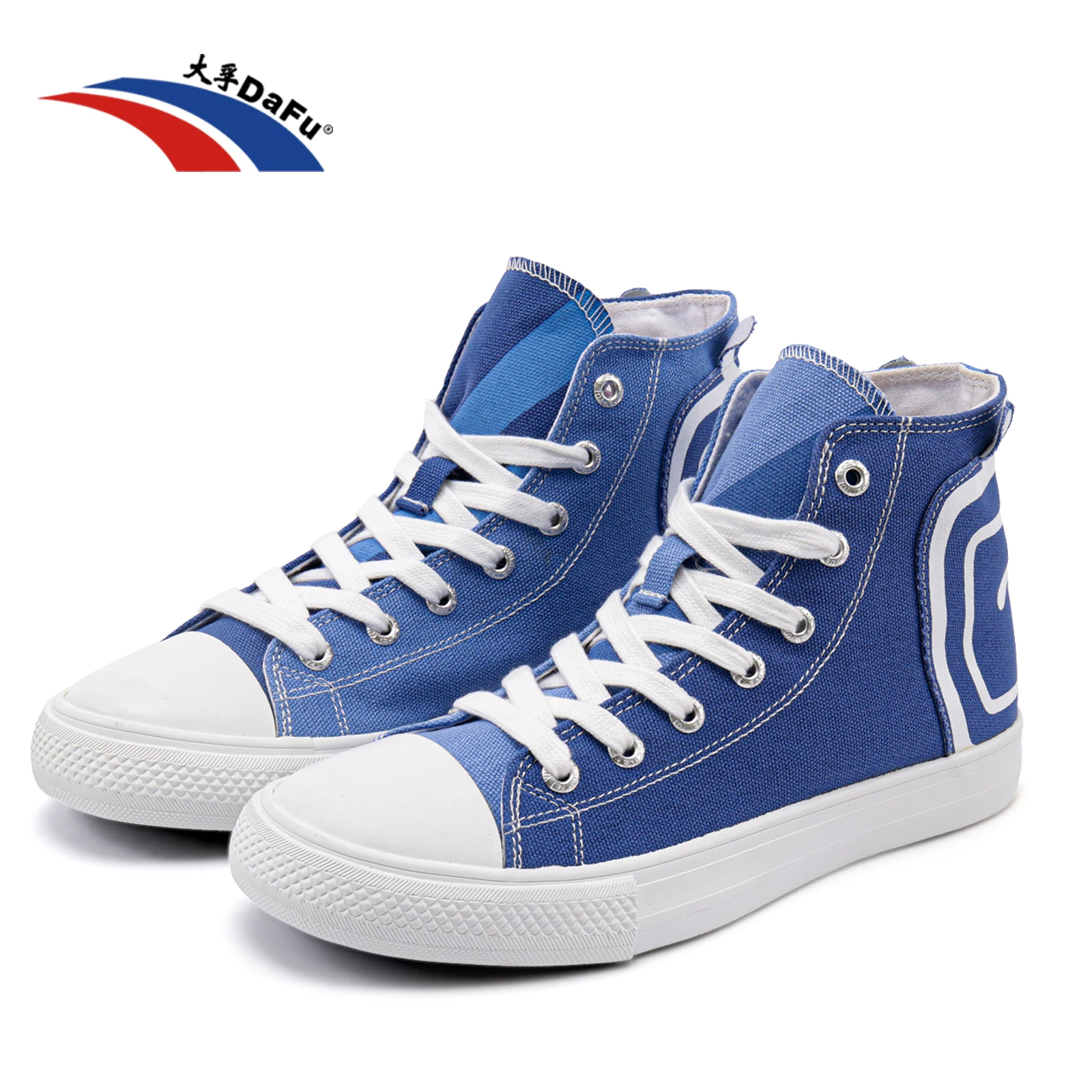 Dafu Shoes Mid Top Parkour New Blue Sneakers 0062.