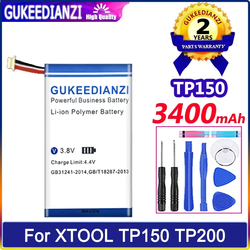 

Аккумулятор GUKEEDIANZI 3400mAh для XTOOL TP150 TP200 Bateria