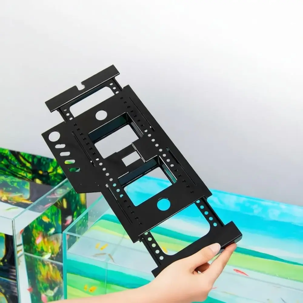 Retractable Aquarium Divider Shelf Fish Tank Storage Organizer Plant Growing Stand Decorative Support Tray Holder