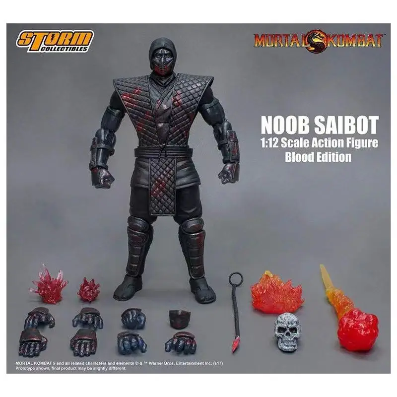 Original Storm Toys 1/12 Mortal Kombat SMOKE Noob Saibot ERMAC Rain 6 Inches In Stock Action Collection Figures Model Toys