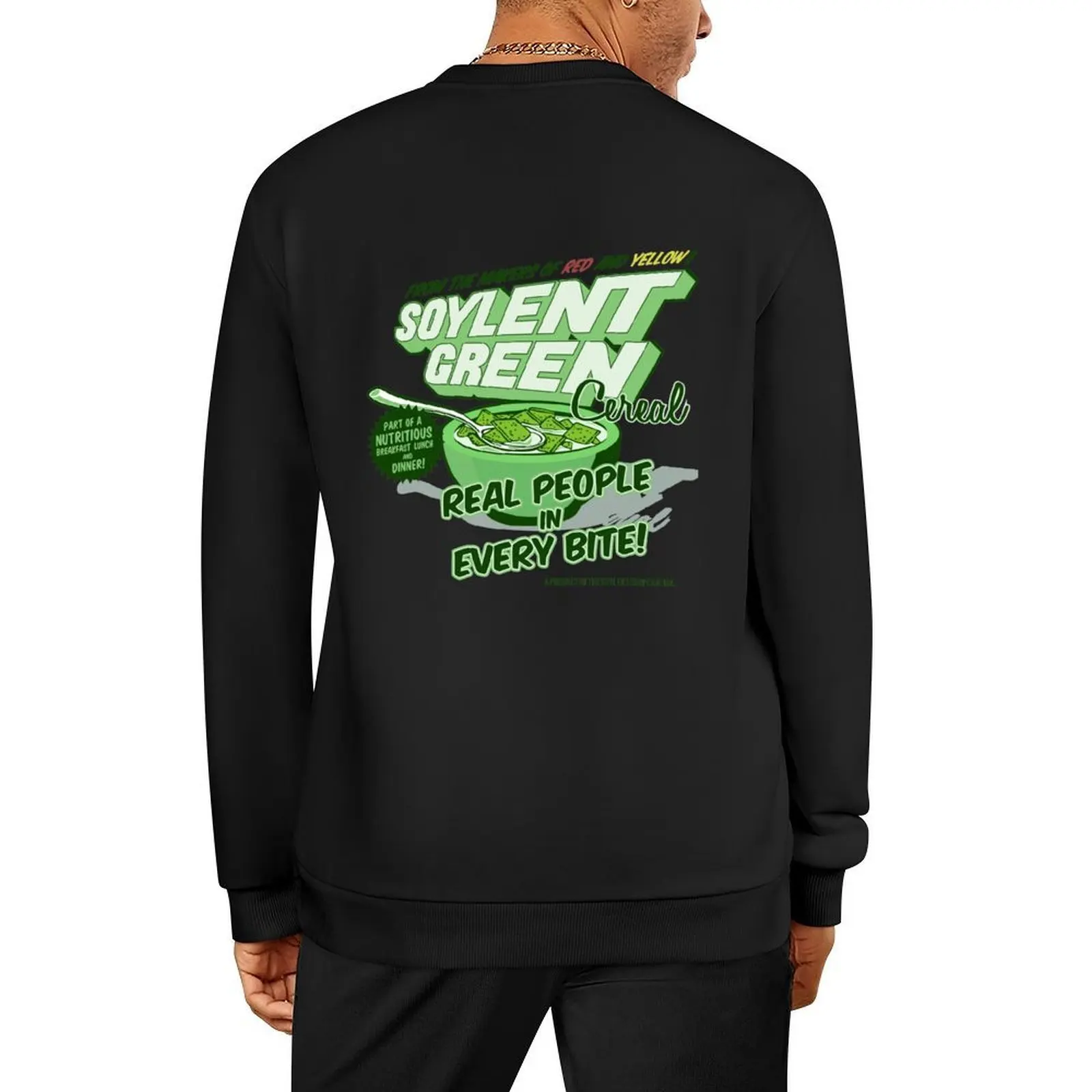 

Soylent Green Cereal Pullover men's coat autumn clothes korean style clothes men's sweat-shirt set new hoodies and sweatshirts