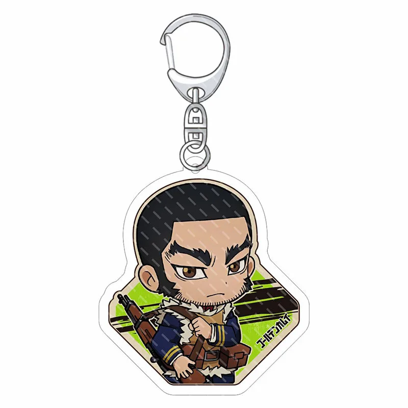 Golden  chaveiro anime  Bag charm Keyrings  keyring