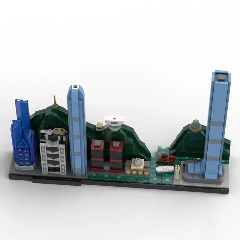 Urban Skyline Architektur Haus Street View Set Kleine Partikel Montage Bausteine Spielzeug Modell Dekoration Geschenk