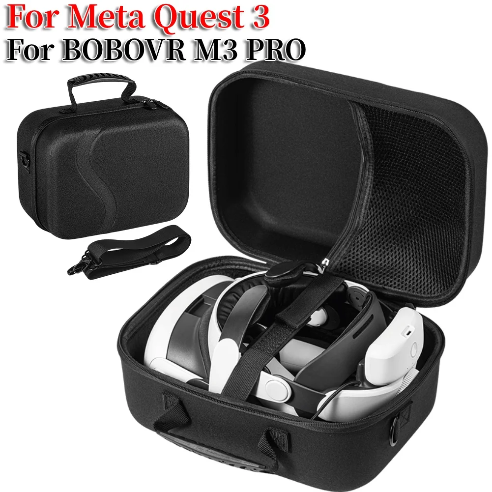 Meta Quest 3 seyahat çantası için taşınabilir taşıma çantası VR