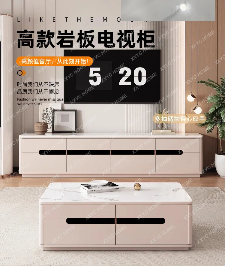 Style Tv Brackets Space Saving Vintage Premium Aesthetic Tv Stands Elegant Luxury Sala Muebles Living Room Furniture