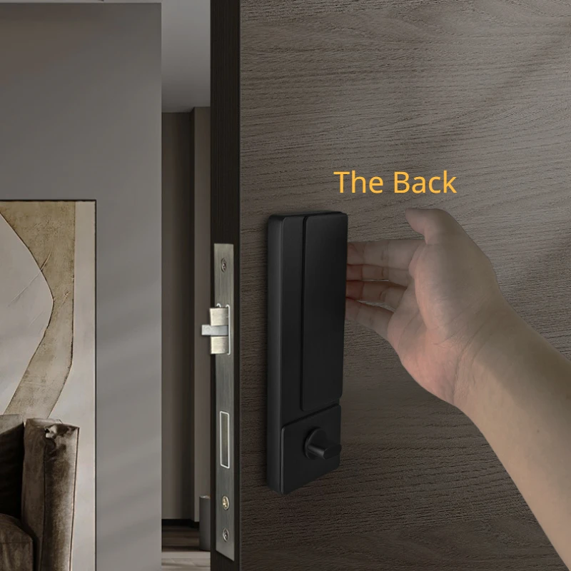 Advanced Security Lock, Invisible Lock, Indoor Bedroom, Bathroom Door Lock, Ultra-thin Silent Magnetic Suction, No Handle Lock