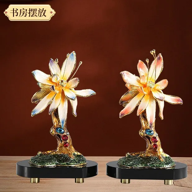 DSA high value creative crystal enamel color desktop decorative ornaments wholesale