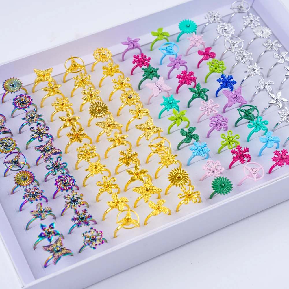 

10 шт./партия, детское кольцо-Спиннер