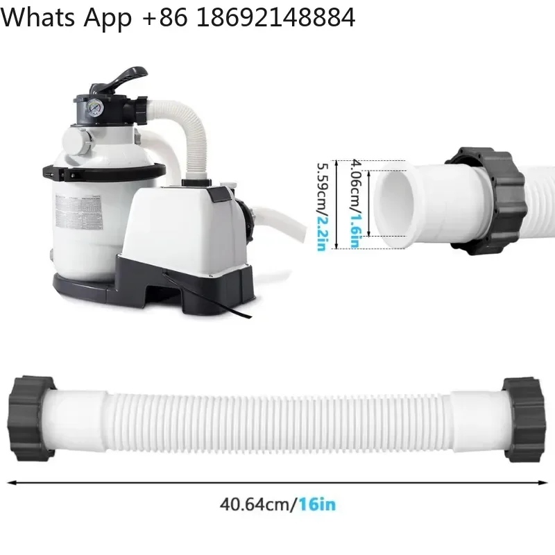 PE Pool Hose 1.5 Inch Caliber 11535 for Intex Filter Pump Connection Hose 40 CM