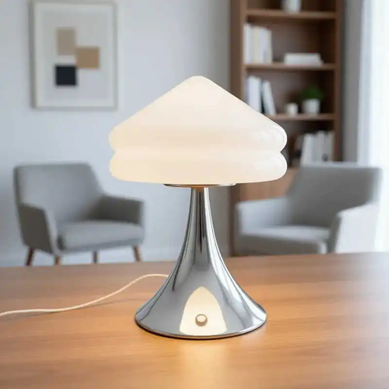 مصباح برجر مدبب - حرفة زجاجية فنية، إضاءة ديكور غرفة الدراسة، مساحة معيشة معاصرة، قطعة أجواء مريحة