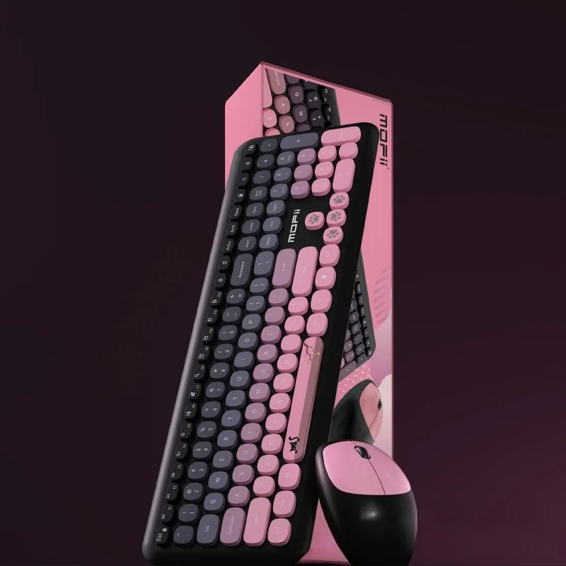 

НовинкаКлавиатура и набор мышейwithHighAestheticCalueБеспроводная мышь Механическая клавиатураУльтратонкийDesignVeryLightweightEssentialforOfficeGames