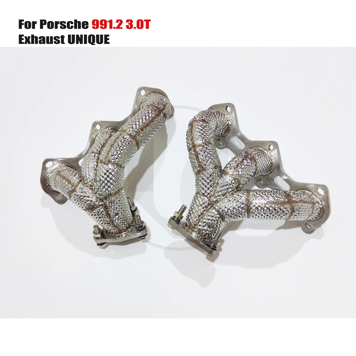 

UNIQUE suitable for Porsche 911 991.1 3.4L 3.8L manifold downpipe Equal Length SS304 exhaust manifold With insulator