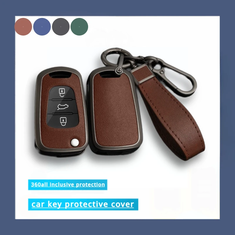 for KIA Sportage Rio 3 Soul Optima Ceed Pro K5 K2 Pride for Hyundai I20 I30 Ix20 Ix25 Ix35 Elantra Accent Car Key Case Cover