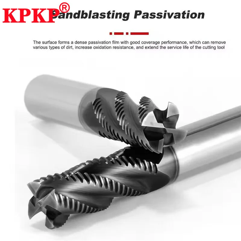 

HRC55HRC65/3/4 слот из карбида вольфрама с нанопокрытием, волновая кромка, грубая обработка, фреза, фреза с ЧПУ, вертикальная обработка