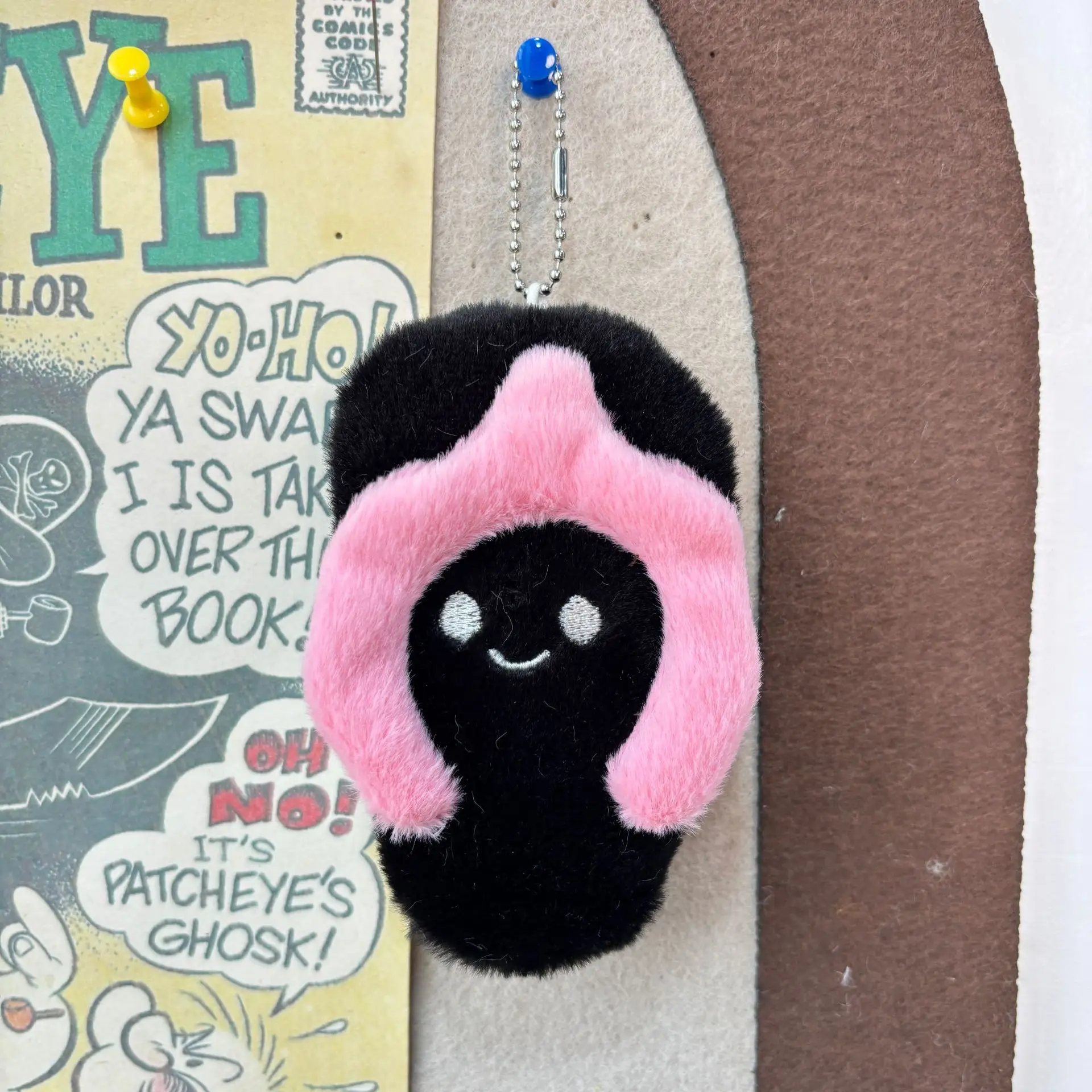 Nuovo divertente peluche pantofole bambola portachiavi spremere cigolante peluche ciondolo pantofole creative peluche portachiavi ciondolo borsa regali carini