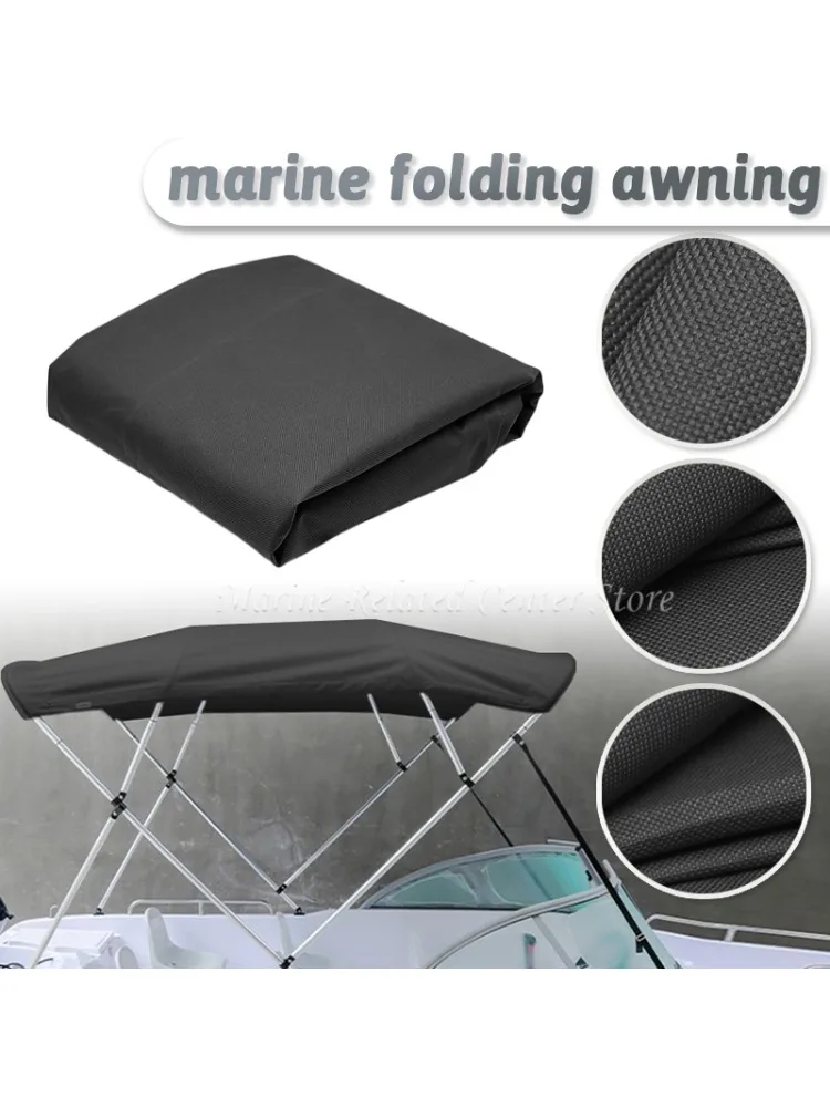 3 arc bateau Bimini haut 600D Polyester auvent imperméable et pare-soleil auvent adapté pour bateau Yacht bateau accessoires