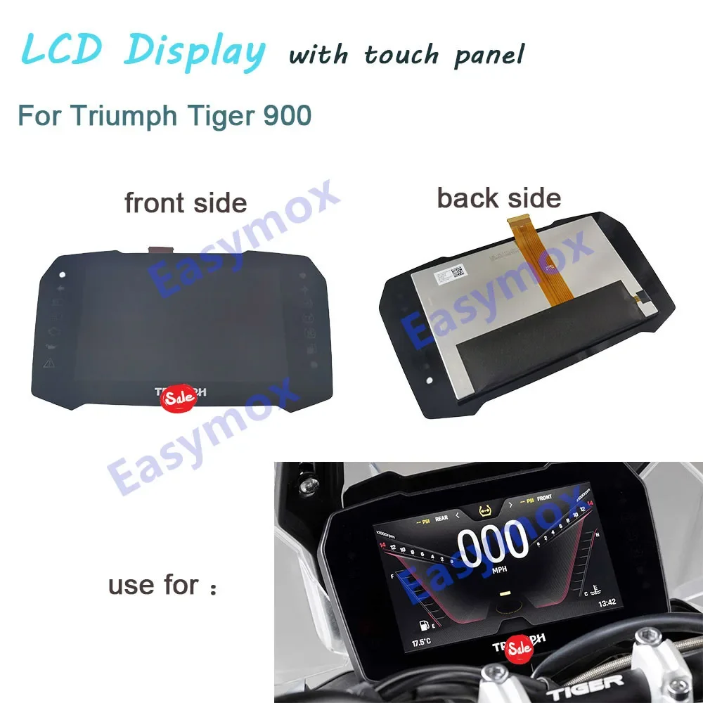 

LBL-VLITT1759-01 Motorcycle 7"LCD Display With Touch Panel For Triumph Tiger 900 RALLY PRO Tiger900 GT PRO 2020 2021 Dashboard