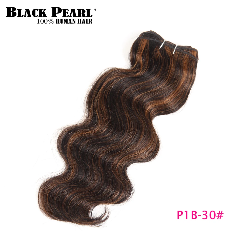 Black Pearl Brazilian Body Wave Hair P4/27 P6/27 Highlight Bundles Human Hair Weave Bundles Remy Human Hair Extension