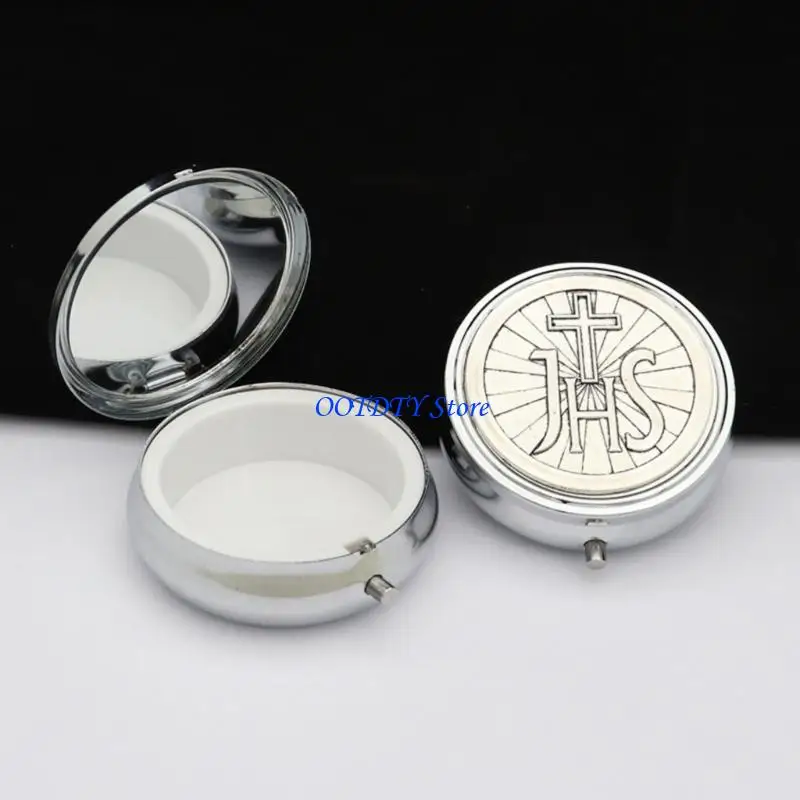 367A Decorative Metal Jewelry Organizers With Mirror For Christian Home Church Decors